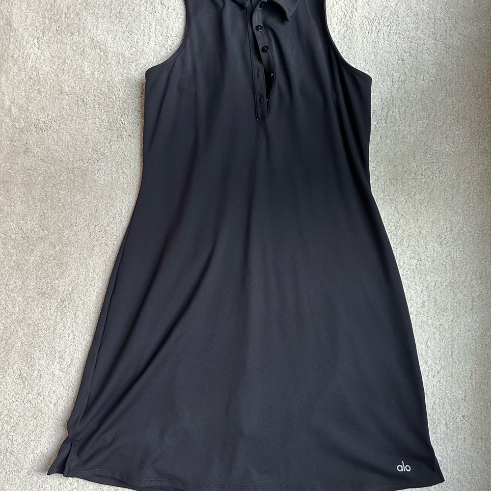 ALO Yoga Black Sleeveless Dress